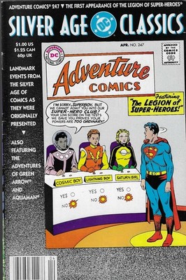 Adventure Comics No.247 / 1958 1st Legion of Super-Heroes / Silver Age Classics