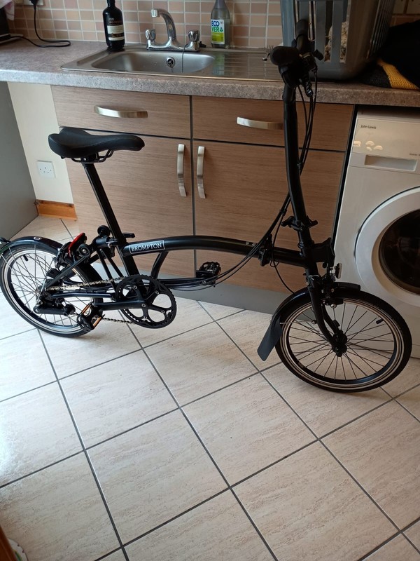 Brompton C Line Explorer High handlebar 6 Speed Folding Bike With Bag