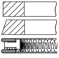 Goetze Motor 08-436907-00 Kolbenringsatz FüR Seat, Skoda, Skoda (Svw), VW