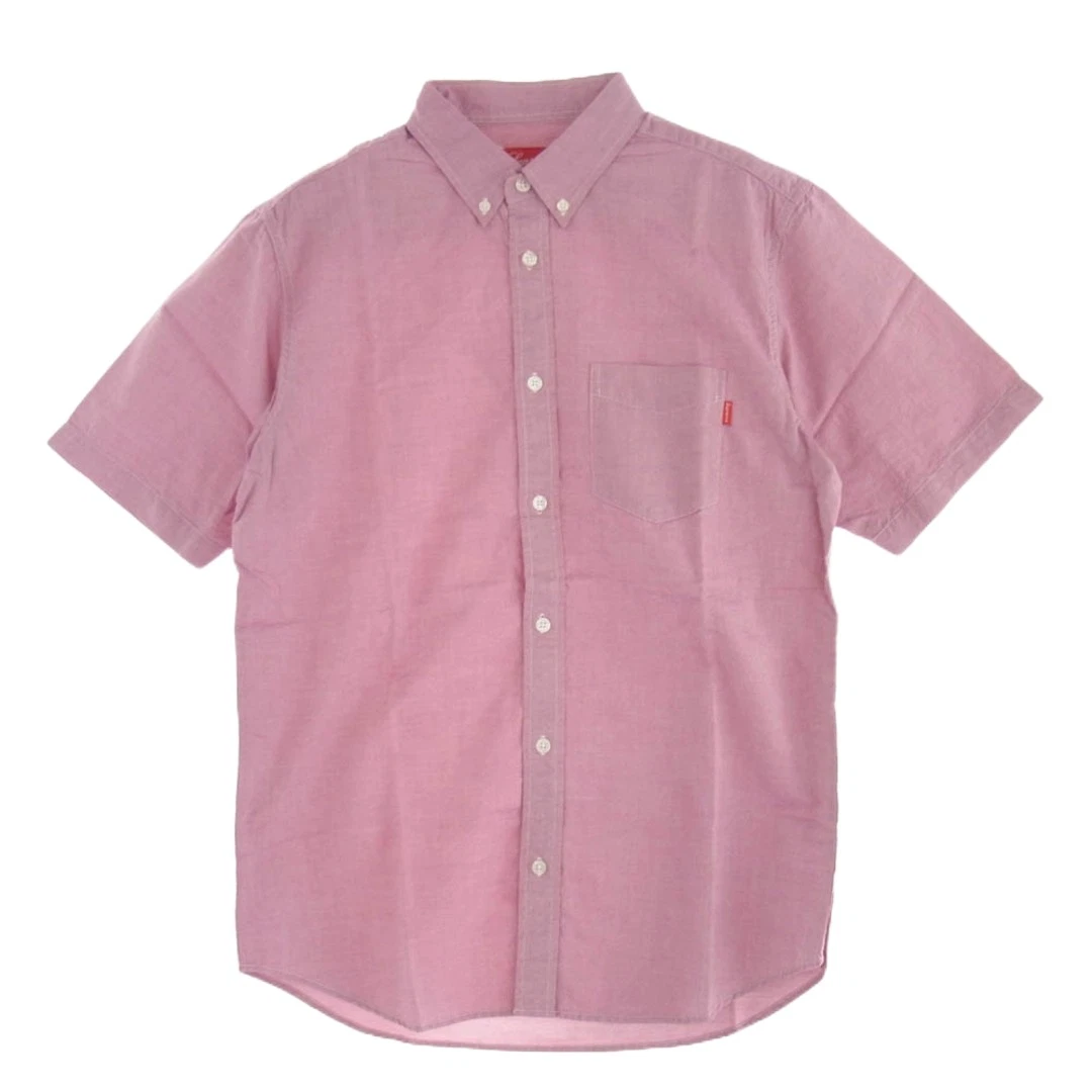 Chemise Supreme BD S boutonnée manches courtes violet M rouge occasion LIFE 0