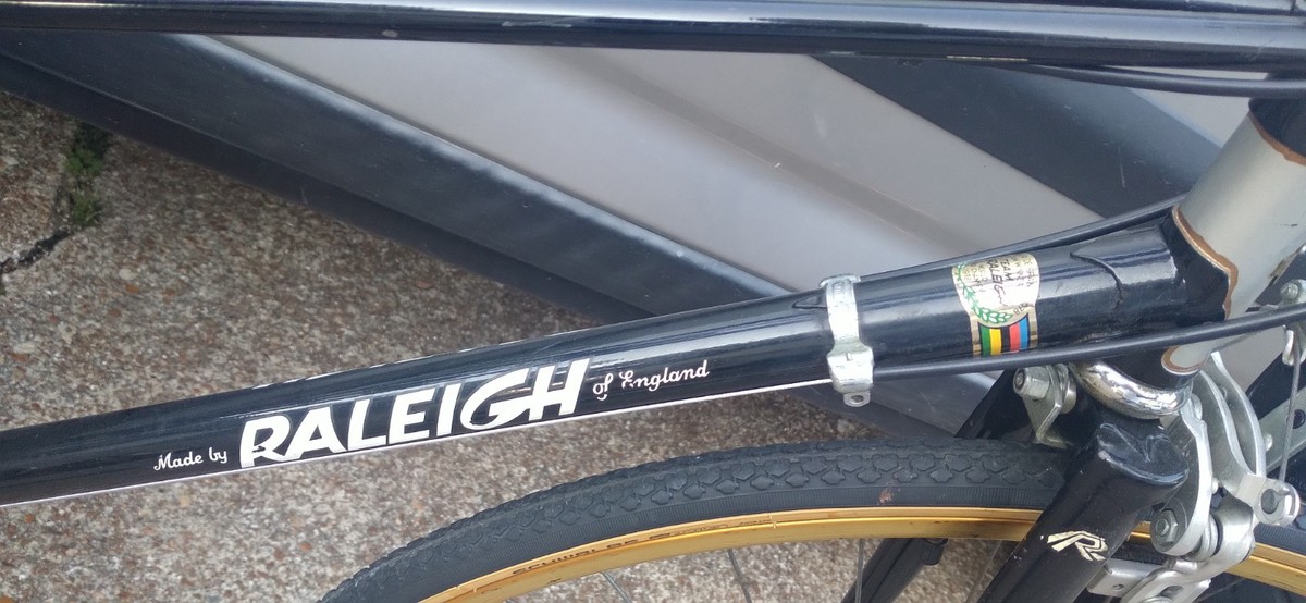 Vintage Raleigh RARE double-top-tube Record Ace MIXTE England NICE