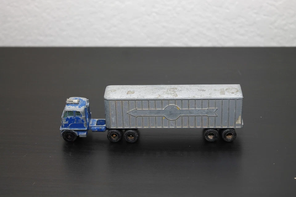 Matchbox Lesney Major Pack No M 9 Inter-State Double Freighter Tractor Trailer - Image 4 of 4