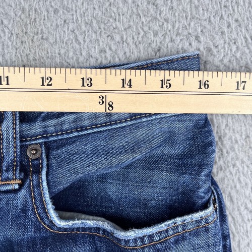 Abercrombie & Fitch Mens the AF Slim Straight Button Fly Jeans Sz 32 x 34 - Picture 7 of 10
