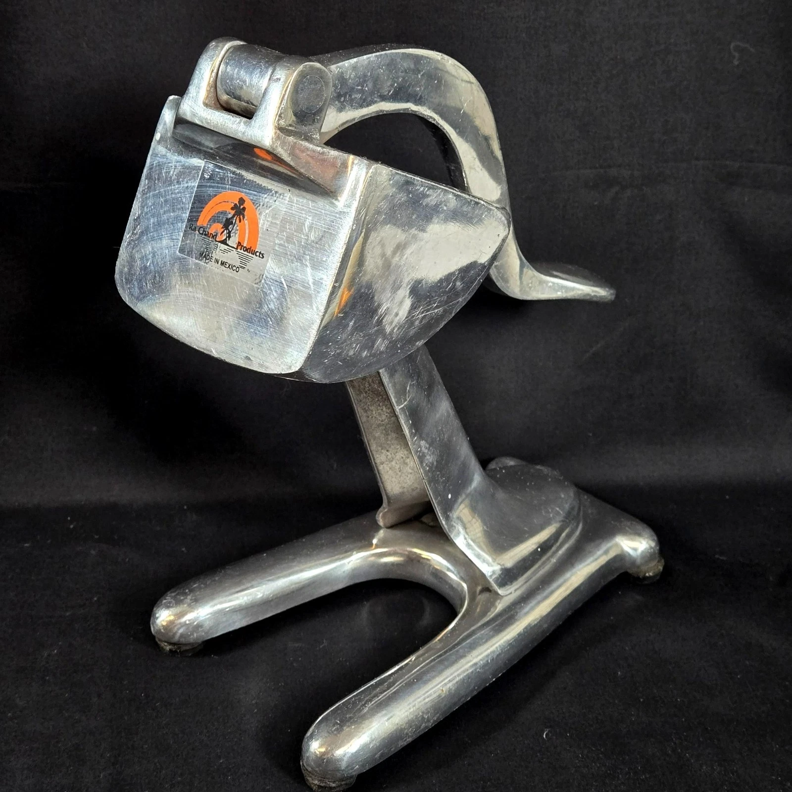 Vintage Ra Chand Cast Aluminum Manual Juicer Fruit Orange Citrus Juice Press
