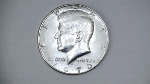 1970 D 1970-D Kennedy Half Dollar 40% Silver BU Uncirculated *FREE SHIPPING*
