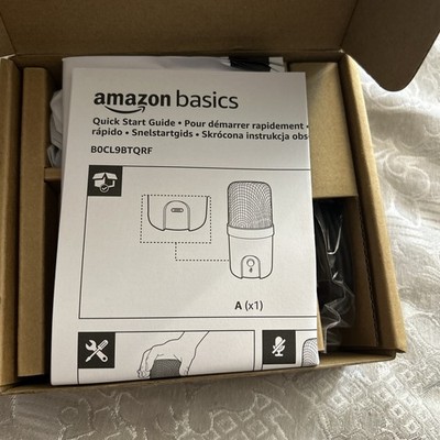 Amazon Basics Mini USB Kondensator Mikrofon für Streaming, Gaming und Podcastin