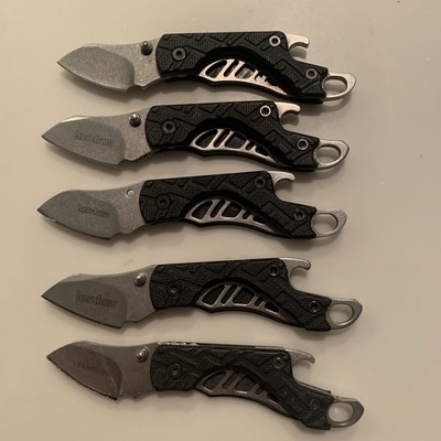 Lot of 5 Kershaw Cinder 1025 Pocket Knives Free Shipping