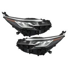 Silscvt Driver Passenger Pair Headlight Assembly LED For Toyota Sienna 2021-2023