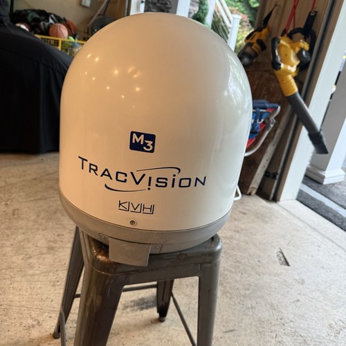 KVH Tracvision M3 Marine Satelite TV Dome and Reciever (remote Is Included)