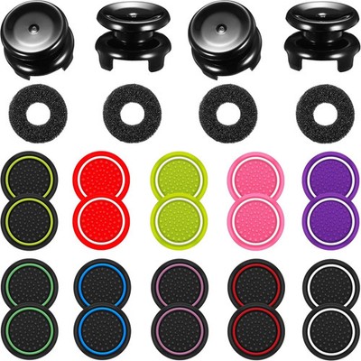 Controller Accessories Thumbstick Grips for Xbox, 2 Pairs HIGH Stick, 20 PCS Joy