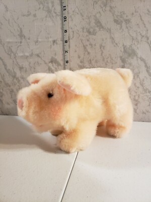 VINTAGE PUDGEY THE PIGLET BATTERY OPERATED PIG IN ORIGINAL BOX