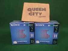 2x SONY Micro 3.5" Floppy Disc Double Sided IBM Formatted MFD-2HD 10 Pack NEW