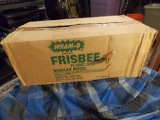 1981 WHAM-O REGULAR FRISBEE Original Box 3 RED-4 BLUE-6 YELLOW Stock No.132 VG