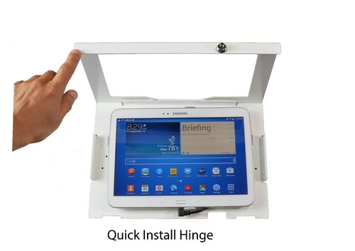 Lenovo TAB 10 E10 P10 M9 M10 M11 K11 Chromebook Security Anti-Theft Metal Case - Picture 10 of 16
