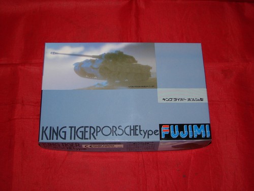 Maquette Otaki King Tiger 1/48 – Char Allemand Motorisé, Vintage, Boîte Ouverte