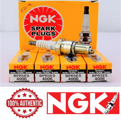 4 pcs NGK Standard Spark Plugs for 1987-1993 Mazda B2200 L4-2.2L