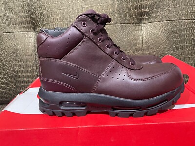 nike acg boots burgundy