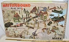 MARX BATTLEGROUND WWII PLAY SET 1960 BOXED SHARP!