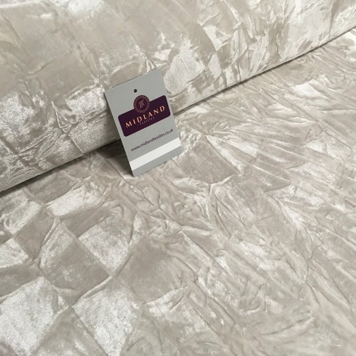£5.75 Creased Ice Velvet One way stretch Dress Fabric 58" M607 Mtex - Picture 58 of 146