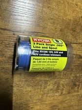 Ryobi One+ AC14RL3A  .065 Line and Spool for Ryobi 18/24/40V Trimmer,3 Pack