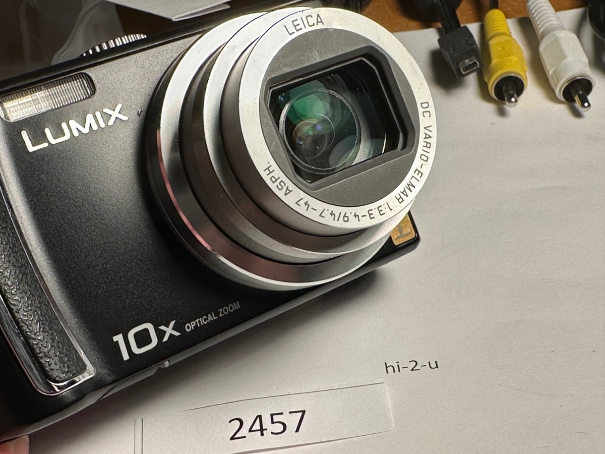 Panasonic LUMIX DMC-TZ5 Black Digital Camera + Box + Extras Panasonic LUMIX DMC-TZ5 Black Digital Camera + Box + Extras