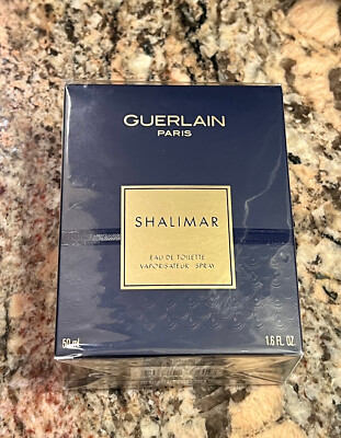 NIB Shalimar By Guerlain 1.6 Oz 50 Ml Eau De Toilette Spray For Women Sealed NIB