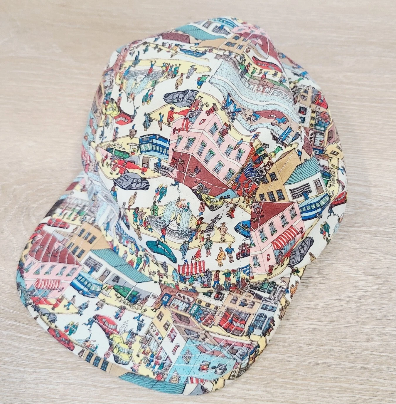 2012 WHERE'S WALDO WALLY SUPREME 5 PANNEAUX CASQUETTE SANGLE RÉGLABLE Rare 