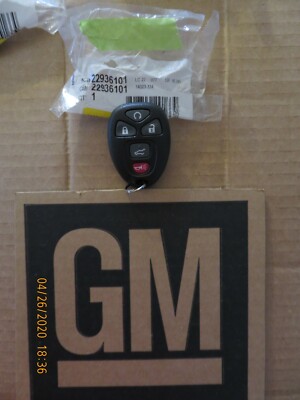 Saturn Outlook Buick Enclave Remote Control Door Lock Transmitter Black new OEM