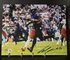 Baltimore Ravens Gus Edwards #35 Autographed Signed 8X10 Photo Beckett COA