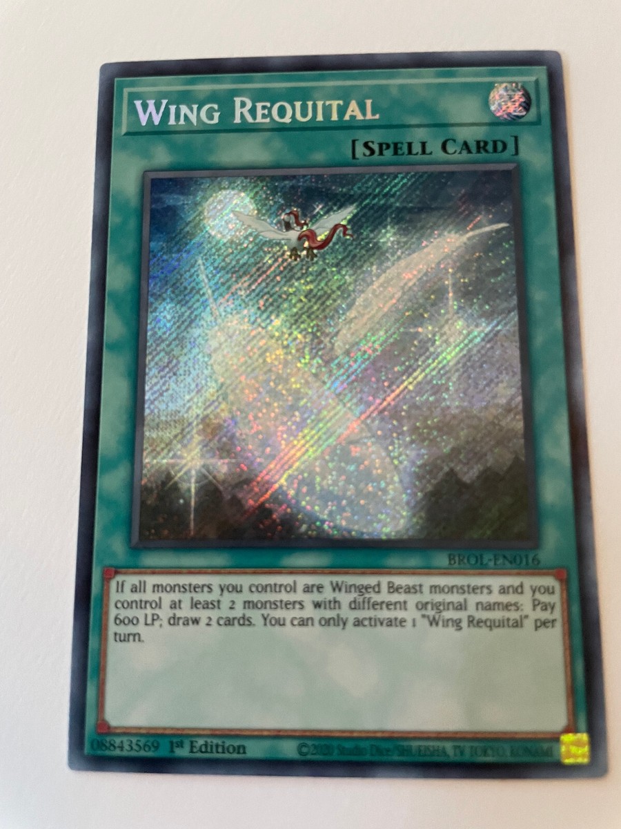 yugioh best winged beast cards Wing Requital - BROL-EN016 - Secret Rare - 1st Edition - M / NM YuGiOh!