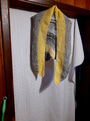 Handknitted Triangle Shawl