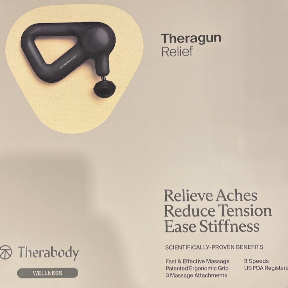 Therabody - Theragun Relief Massage Gun - Black, New Open Box.