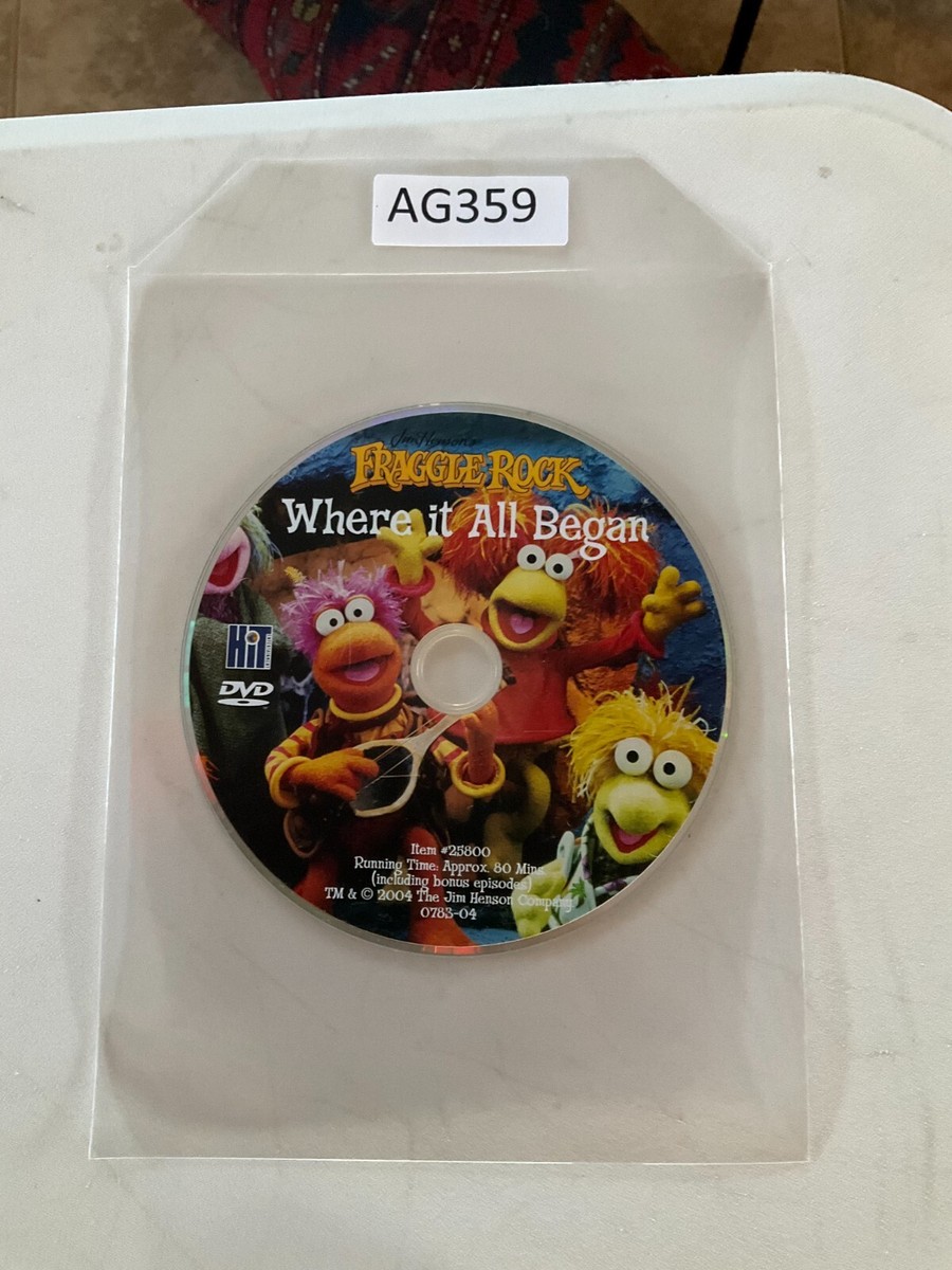 Fraggle Rock - Where It All Began (DVD, disc only No Case No