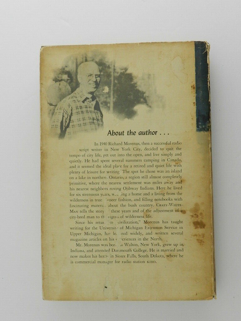 Vintage Crazy White Man Morenus Richard 1st Edition & Printing August 1952 Book eBay