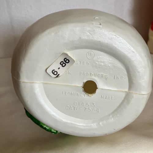 Vintage Christmas Blow Mold Snowman Light Up Union 11” Frosty The Snowman 1986 - Picture 5 of 5