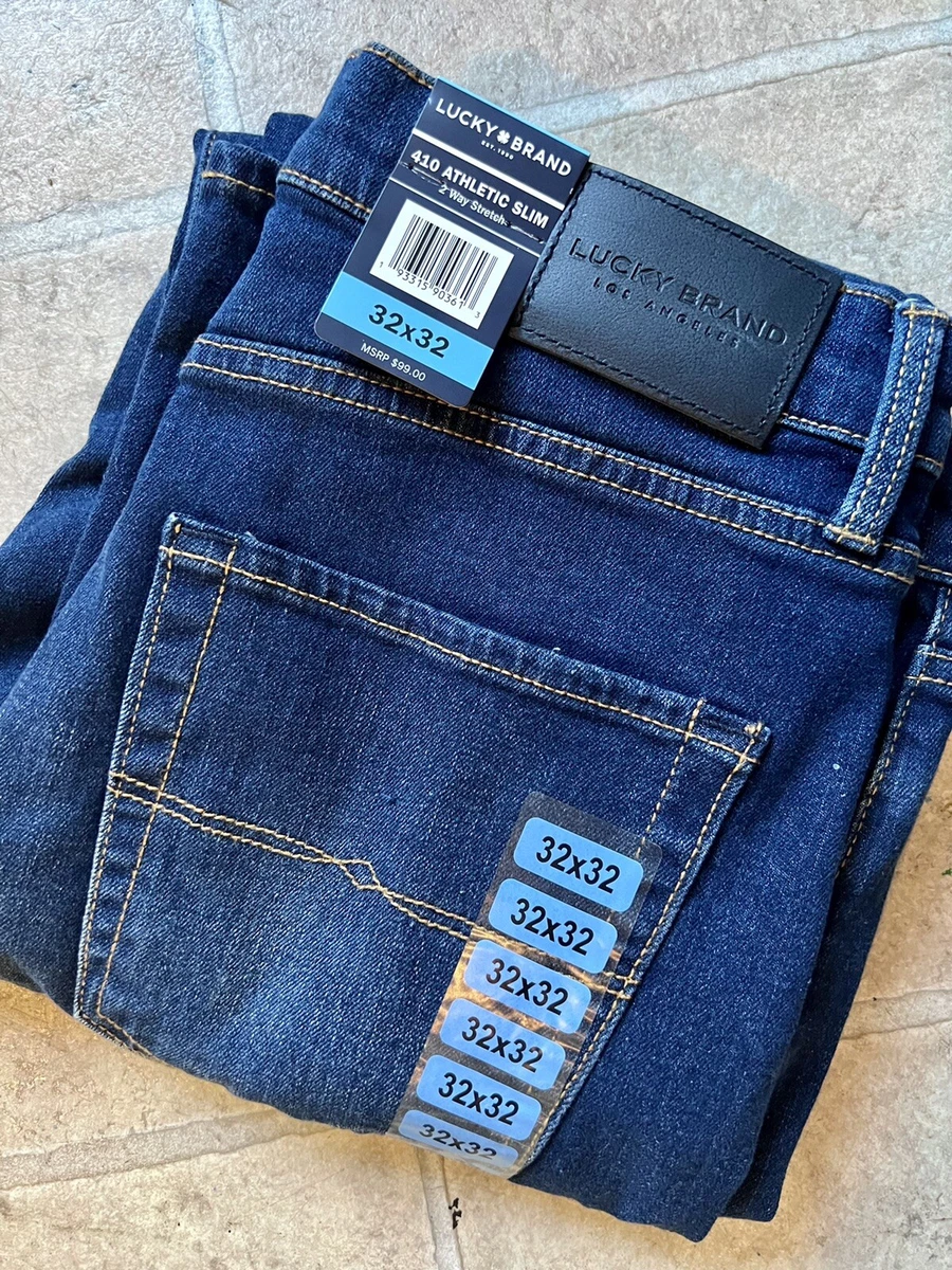 Lucky Brand Men s 410 Athletic Slim Fit 2 Way Stretch Denim Jeans 32x32