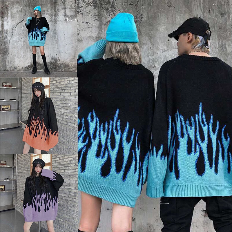 Hip hop flame best sale sweater