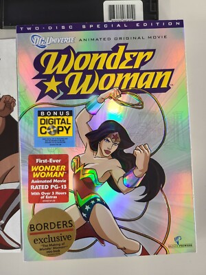 wonder woman animated movie limited edition borders