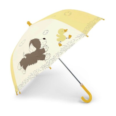 Sterntaler Kinder Regenschirm Hanno und Edda, gelb, Unisex NEU und OVP