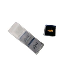 Predator Chalk 3 Pack Square Predator Crest Chalk With Chalk Tube Case Billiards