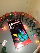 Christmas Mini Lights Multi Color Indoor/Outdoor 9.2 ft