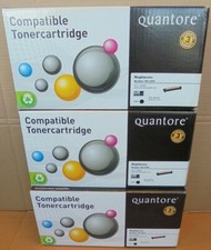 3x Quantore Compatible Toner f Brother TN-1050 HL-1110 HL-1112 DCP-1510 MFC-1810