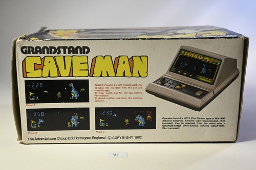 Vintage Boxed Grandstand Tomy Caveman Tabletop Game 1982 - Picture 3 of 13