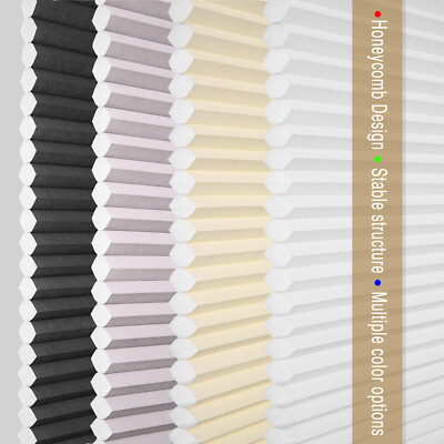 CUSTOM CUT Cordless Honeycomb Top Down Bottom Up Light Filtering Cellular Shades