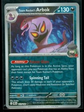 Pokemon TEAM ROCKET'S ARBOK 113/182 - Destined Rivals -  Rev Holo - MINT