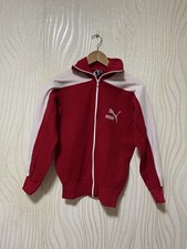 1980s PUMA TRACK JACKET VINTAGE sz 4  S  MEN RED