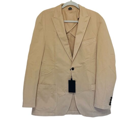 New Vintage Bobby Jones Khaki Jacket Sport Coat Safari Business Casual Men 42