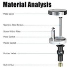 <!--F#f_0-->2Pcs Toilet Seat Hinges Top Fix Hinge Pack Mountings Replacement Release Screws<!--F/-->