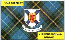 Postcard - "Ciad Mile Failte", A Hundred Thousand Welcomes, Nova Scotia - Canada