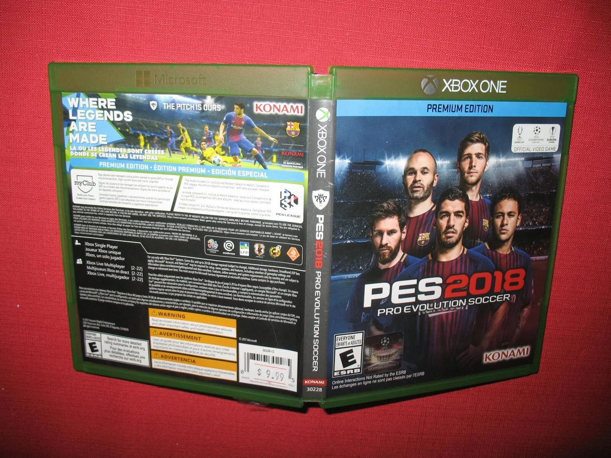 Pro evolution soccer 2018 xbox one 2025